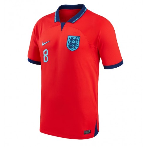 England Jordan Henderson #8 Replika Udebanetrøje VM 2022 Kortærmet
